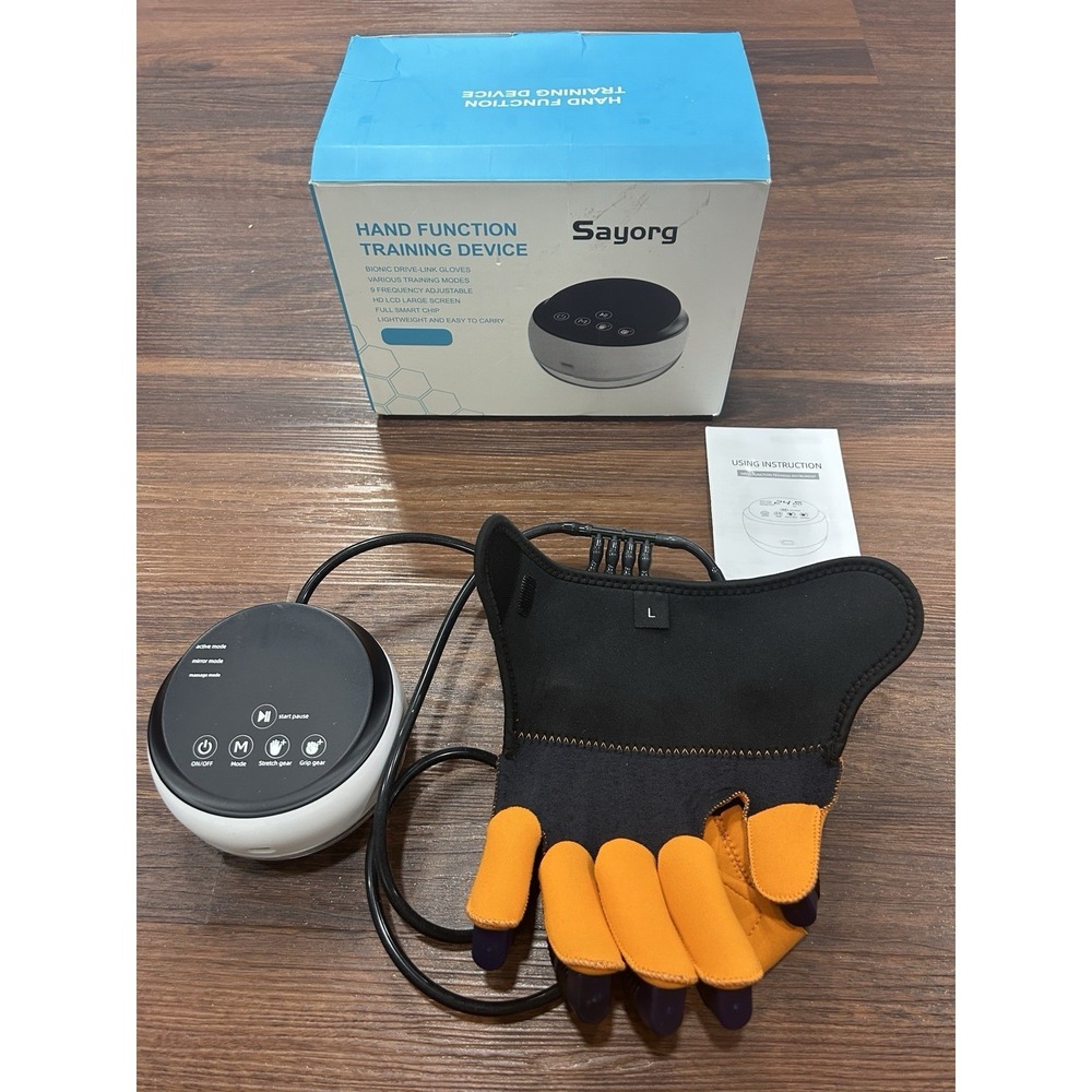 Sayorg Left Hand Function Stroke Rehab Robot Training Device Glove, Size Large - Picture 12 of 16